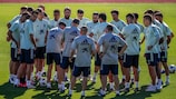 Spain in training ahead of Ukraine's visit