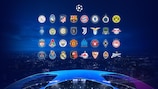 Les 32 clubs engagés en phase de groupes