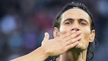 Edinson Cavani will hope to keep the goals flowing at Old Trafford