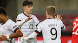 Havertz e Timo Werner marcaram ambos pela Alemanha