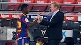 Ronald Koeman se estrenará como entrenador del Barcelona en la Champions League
