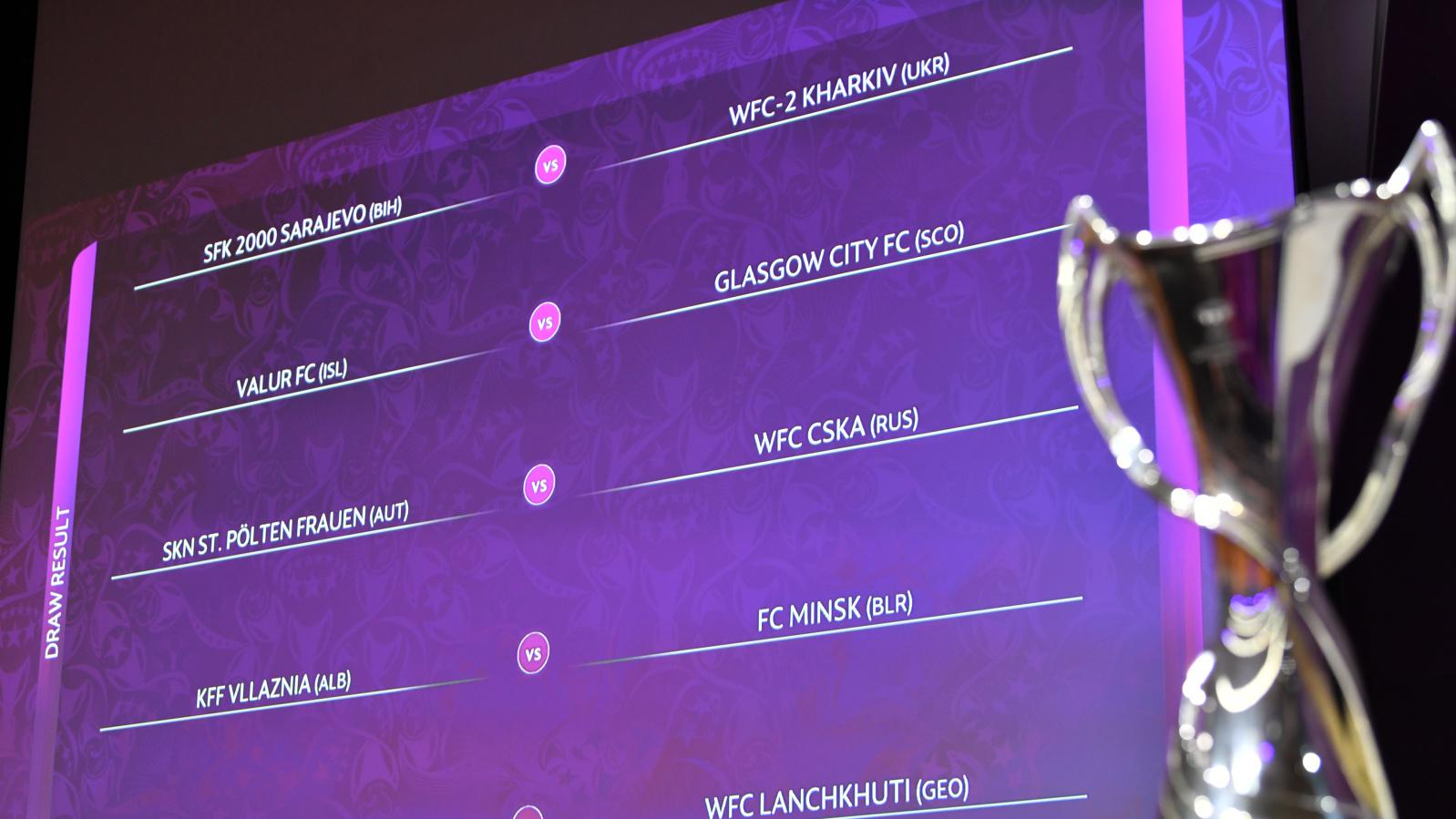 Women's Champions League : tirage du deuxième tour de qualification