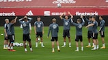 Germany train in Seville on the eve of the game