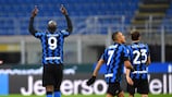 Romelu Lukaku dell'Inter festeggia dopo aver segnato il secondo gol nella vittoriosa sfida contro il Torino