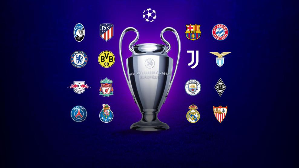 Uefa Champions League, Uefa Champions League Table Round 16