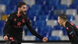 Willian José celebrates his crucial late equaliser for Real Sociedad