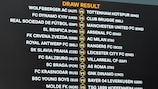 The full UEFA Europa League round of 32 draw