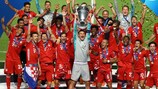 Jubel über den Gewinn der UEFA Champions League 2019/20 bei Bayern München.