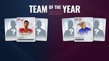 The UEFA.com women’s and men’s Fans’ Teams of the Year 2020 have been announced