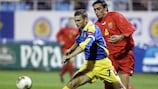 Andriy Shevchenko in action against North Macedonia in 2003