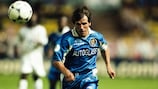 Gianfranco Zola in action for Chelsea during their 1998 victory over Real Madrid 