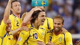 Zatan Ibrahimović marcou seis golos pela Suécia em jogos do EURO 