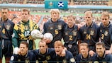 A Escócia durante a participação no EURO '96