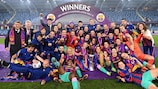"Барселона" впервые выиграла женскую Лигу чемпионов