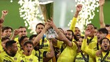 Villarreal feiert den Titelgewinn 2021