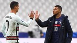 Kylian Mbappé e Cristiano Ronaldo si preparano per un'altra sfida a UEFA EURO 2020