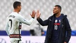 Kylian Mbappé und Cristiano Ronaldo werden sich bei der UEFA EURO 2020 erneut begegnen