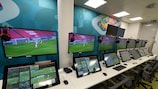 Einer der VSA-Räume am UEFA-Sitz in Nyon.