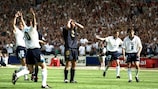 Scotland's Gary McAllister rues his crucial penalty miss against England at EURO '96