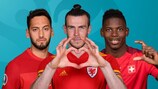 Hakan Çalhanoğlu, Gareth Bale y Breel Embolo