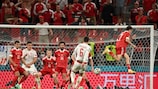Andreas Christensen smashes in Denmark's stunning third goal