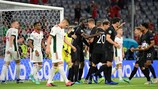 Germany celebrate Kai Havertz's equaliser