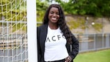Eniola Aluko combines TV punditry with a new role as sporting director of Angel City FC