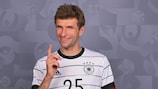 Thomas Müller sprach über seine Verletzung, Unterschiede zu seiner Position beim FC Bayern und die Torflaute von Harry Kane