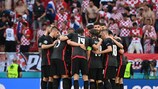 Хорваты после поражения от Испании в 1/8 финала