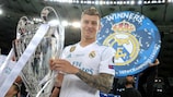 Toni Kroos became a four-time UEFA Champions League winner in 2018
