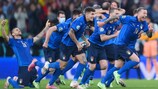 Italia celebra su pase a la gran final de la EURO