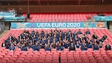 The UEFA operations team at Wembley Stadium