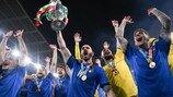 Италия празднует победу в финале ЕВРО-2020