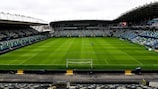 Das National Football Stadium im Windsor Park in Belfast