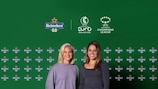 Heineken becomes an official partner of UEFA Women's Football (Pernille Harder and Melanie Leupolz)