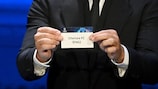 Branislav Ivanović draws the name of holders Chelsea in Istanbul