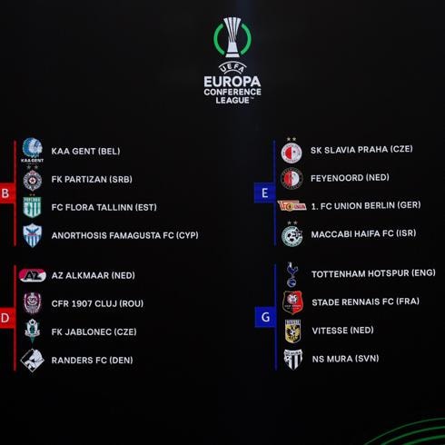Uefa conference league results