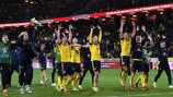 Suecia celebra la victoria sobre España 