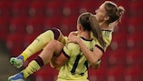 Vivianne Miedema's hat-trick confirmed Arsenal's group place