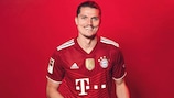 Marcel Sabitzer after signing for Bayern