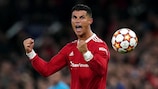 Cristiano Ronaldo celebrates his 136th UEFA Champions League goal