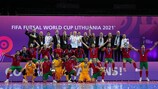 Il Portogallo festeggia il suo primo titolo mondialeFIFA via Getty Images