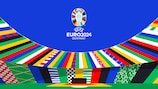 O lançamento oficial da marca e do logótipo do UEFA EURO 2024 teve lugar no Olympiastadion, em Berlim