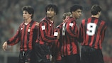 Demetrio Albertini, Ruud Gullit and Frank Rijkaard at Milan