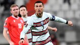 Cristiano Ronaldo festeja após marcar por Portugal frente ao Luxemburgo no passo mês de Março