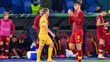 Gonzalo Villar è entrato nel secondo tempo nella sfida di UEFA Europa Conference League tra Roma e Bodo/Glimt allo Stadio Olimpico