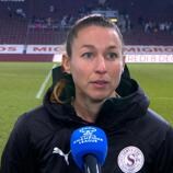 Servette captain Alyssa Legonia spoke to UEFA.com following her side's reverse at the hands of Chelsea.