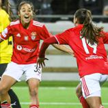 Watch as a stoppage-time strike from Catarina Amado gave Benfica their first Group D win.