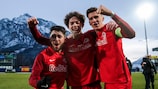 Salzburg celebrate beating Sevilla