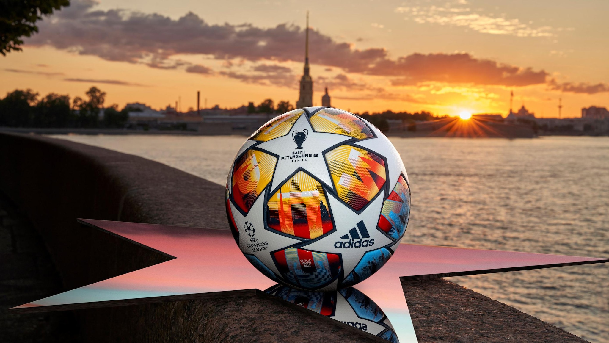 adidas reveals official match ball for 2022 UEFA Champions League final UEF...
